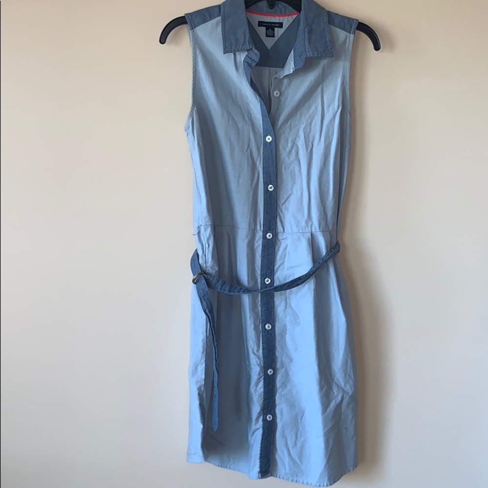 Tommy Hilfiger blue cotton dress size M
